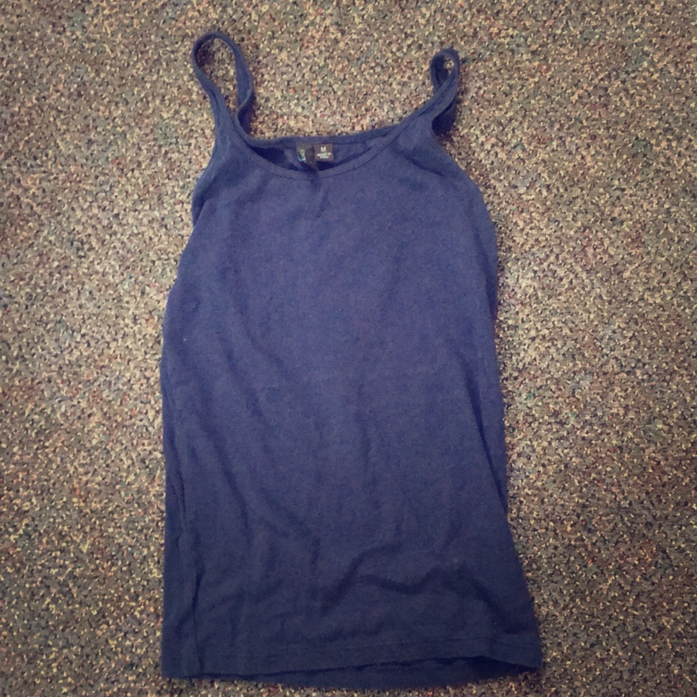 Navy blue tank top